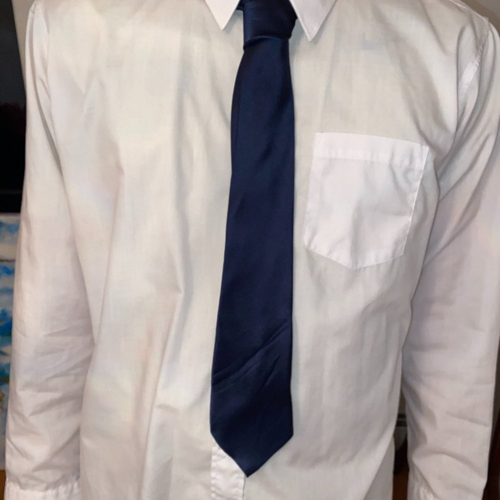 STANLEY BLACKER Kid's Navy Blue Tie